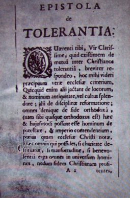 Z latinského vydání Dopisu o toleranci